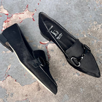 Luca Grossi Shoes Pointy Pony Slip on CH678