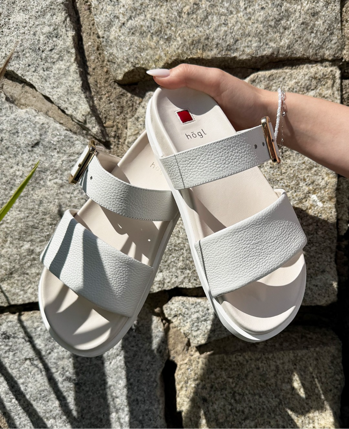 Hogl Slides Cream 0833