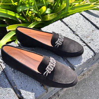 Luca Grossi Loafer Nero Suede L184M