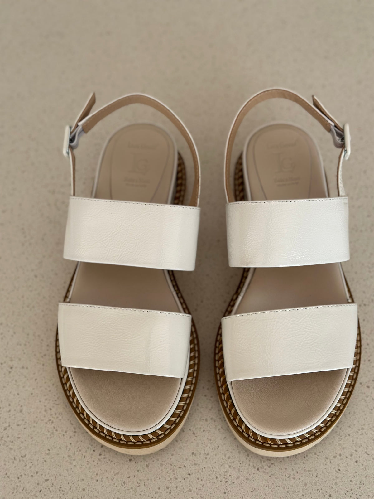 Luca Grossi Sandal White Platform H11OS
