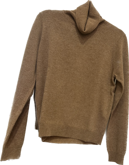 Cocoa Cashmere Roll Neck Jumper Toffee