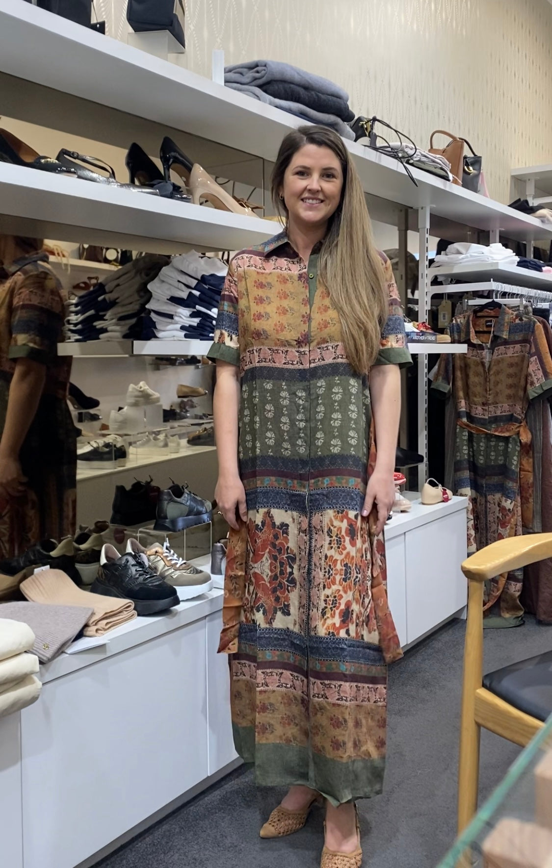Etta Dress Multi Pattern