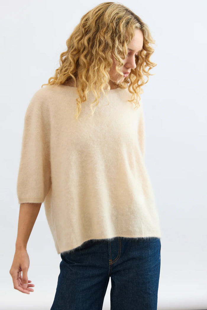 Mia Fratino Brushed Cashmere Erika T Shell 24021