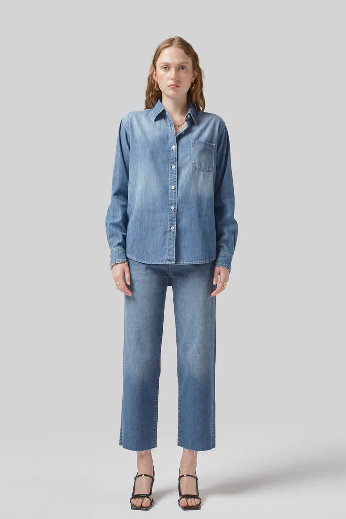 Dricoper Shirt Jayda Pacific Blue