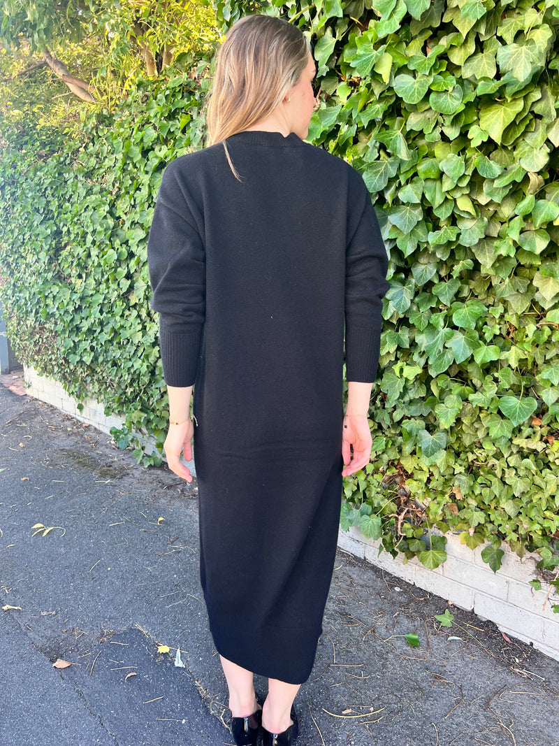 Mia Fratino Ava Dress Jet Black 25700
