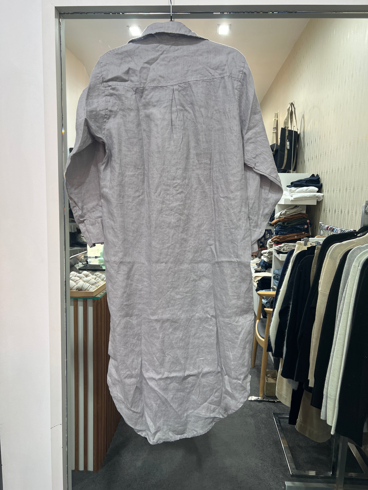 Frockk Dress Elena Linen Pewter