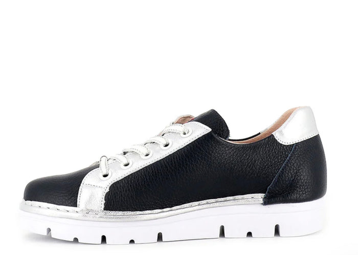 Jose Saenz Navy/Silver sneaker