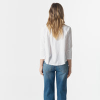 Cloth Paper Scissors Raglan 3/4 Sleeve Tee White C1387