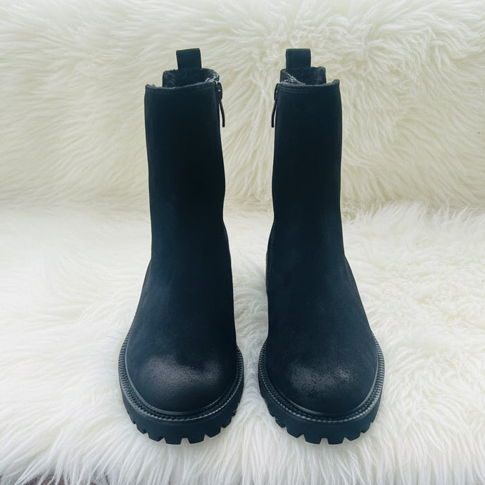 Paul Green Boot Suede Black 8270-010