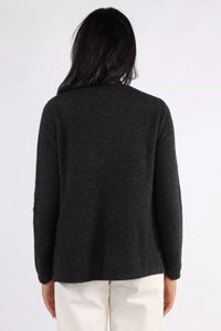 Mansted Knit Round Neck Zonora Dark Charcoal