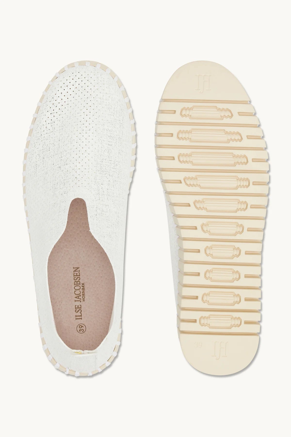 Ilse Jacobsen Shoes Tulip White  Pearled Ivory 3577