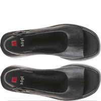 Hogl “Loulou “ Black Wedge Sandal 7-102510