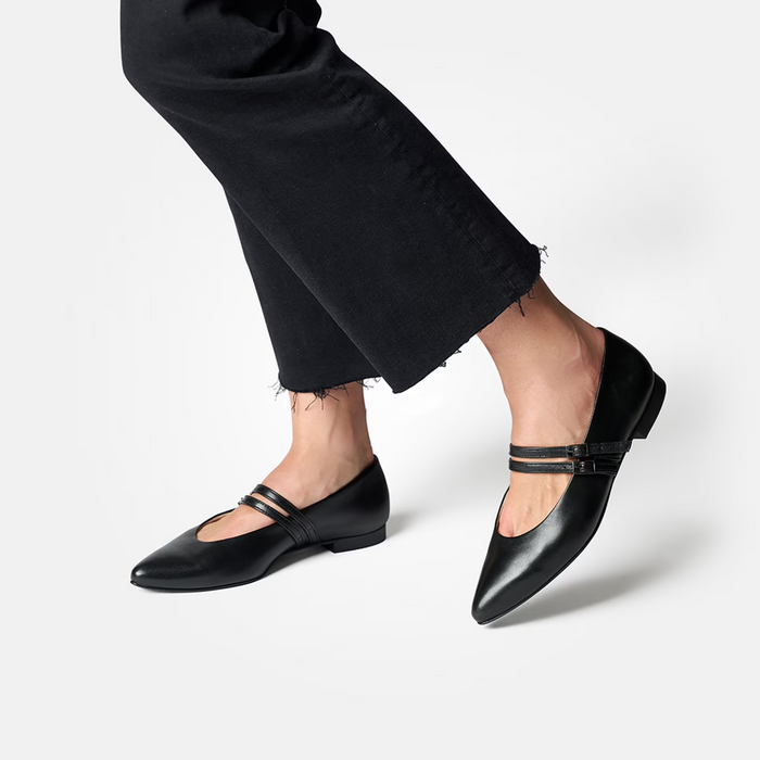 Paul Green Shoe Mary Jane Black 1022-007