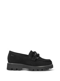 Sioux Chunky Black Suede Slip on 727