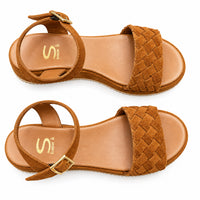 Sempre Di Sandal Coffee Suede 261380