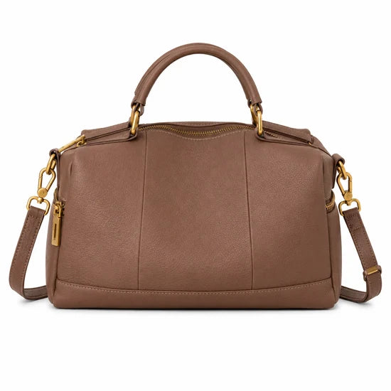 L’ora D'oro Bag Dark Tan Leather Jessie