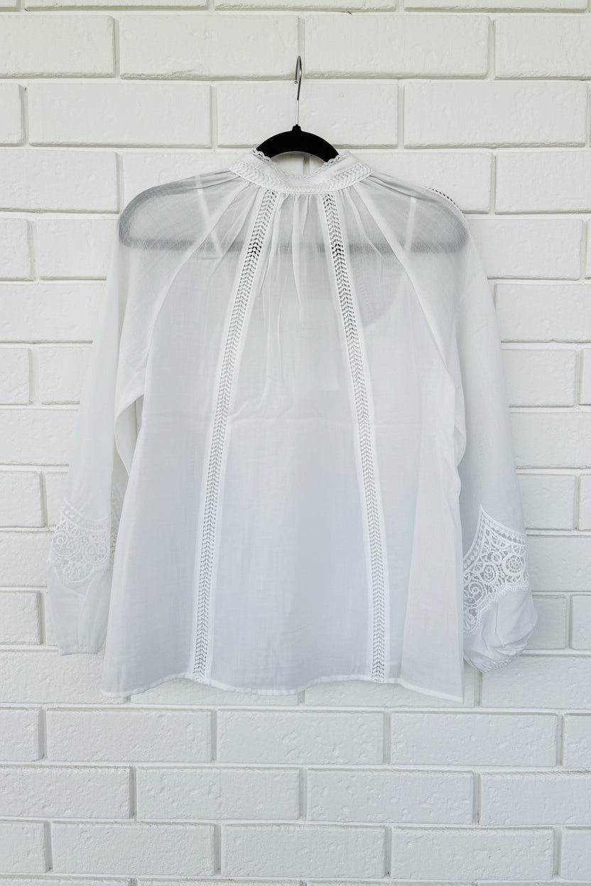 GDS Blouse Meissen Linen White 252330889