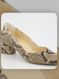 Paul Green Pump Snake Print 3815-139