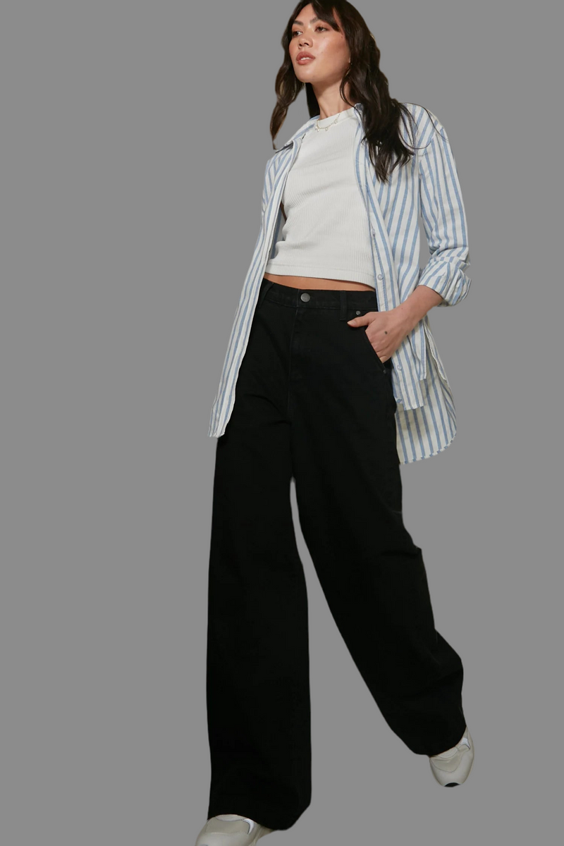 Dricoper Finley Loose Stripe Shirt Blue DD3439