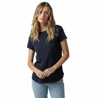Cloth + Paper + Scissors Tee Shaped Hem Parisian Navy C13023