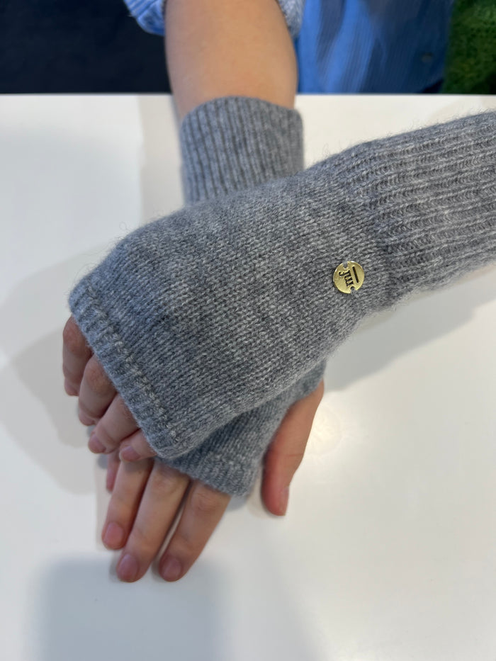 Mia Fratino Cashmere Wrist Warmers Graphite 17508