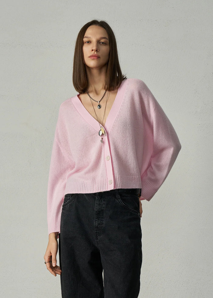 Aleger Cardi Cashmere Pearl Pink N2275