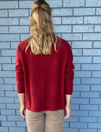 Mansted Zoe Knit Dark Red