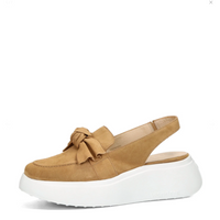 Wonders Wedge Sandal Sand Suede A-3603