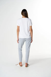 Cloth + Paper + Scissors Tee Relaxed Fit White C13011