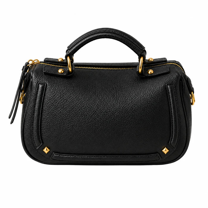 L’ora D'oro Bag Black Leather Stella