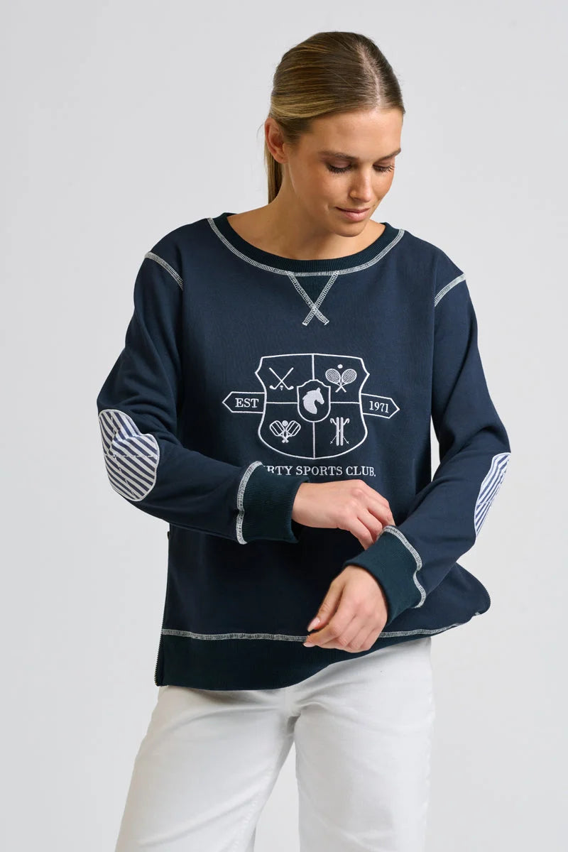 Shirty Sweatshirt Zippy Navy