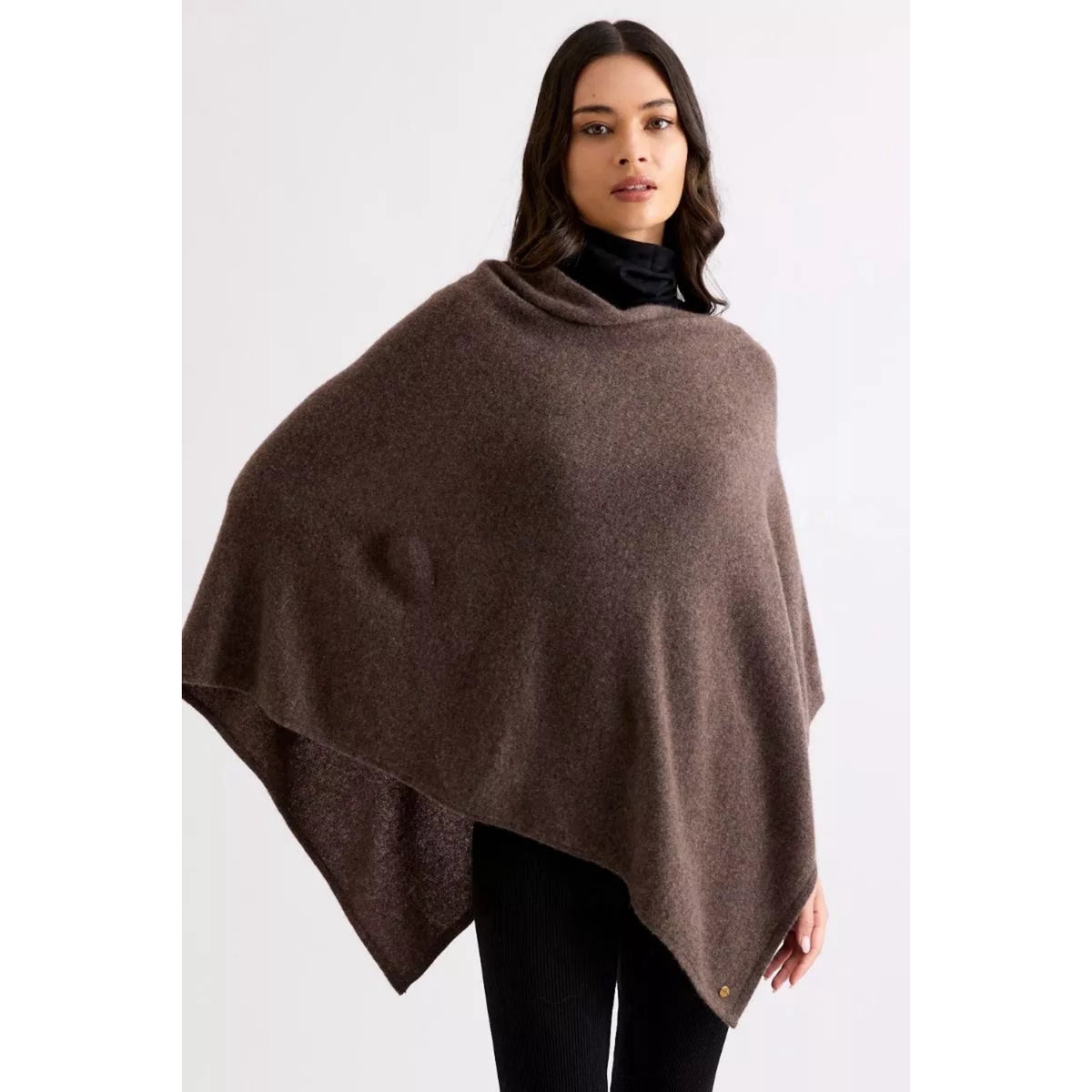 Mia Fratino Poncho Espresso 16511