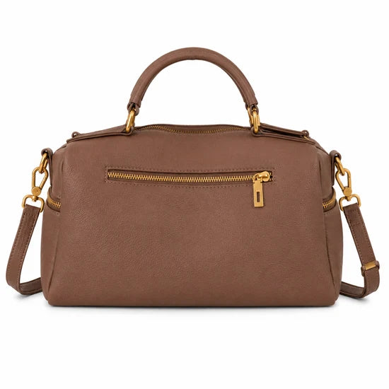 L’ora D'oro Bag Dark Tan Leather Jessie