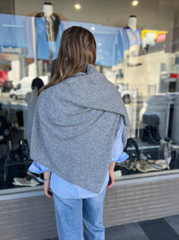 Mia Fratino Poncho Graphite 16511