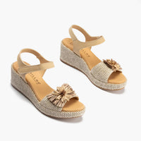 Pitillos Sandal Raffia Natural 11262