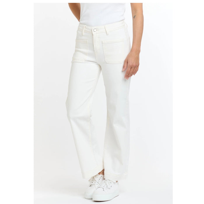 Italian Star Jeans Bobbi White 7/8