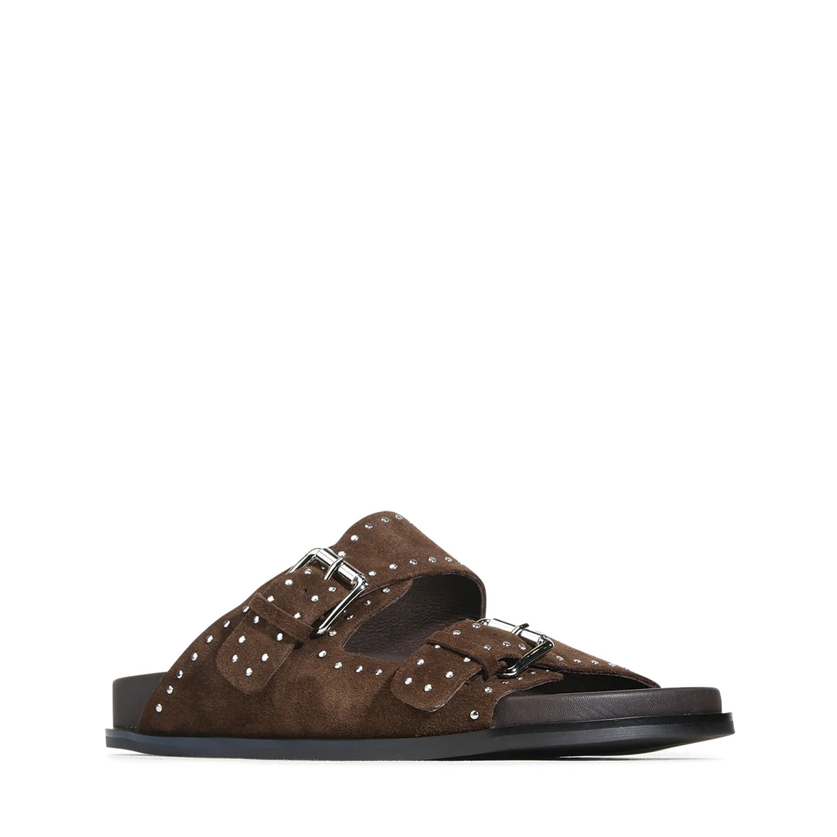 Eos Slide Chestnut Suede Stara
