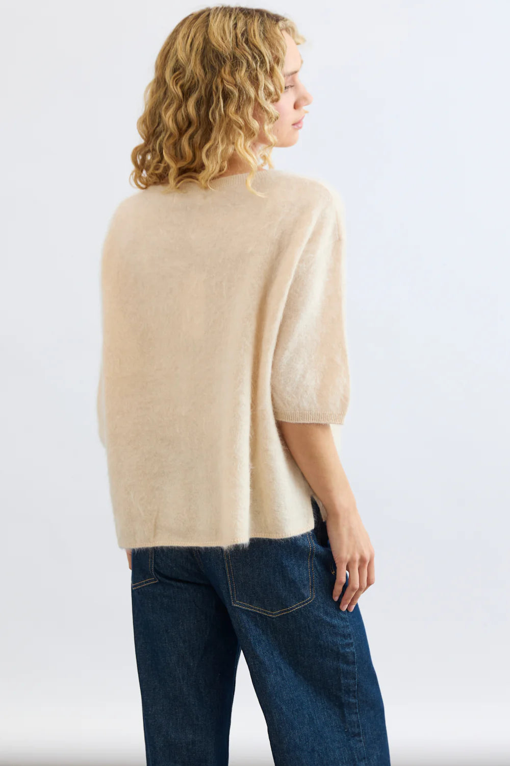 Mia Fratino Brushed Cashmere Erika T Shell 24021