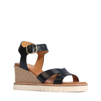 Eos Sandal Hazy Black Wedge
