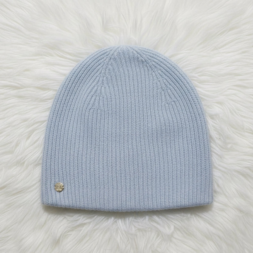 Mia Fratino Beanie Ribbed Baby Blue 20500