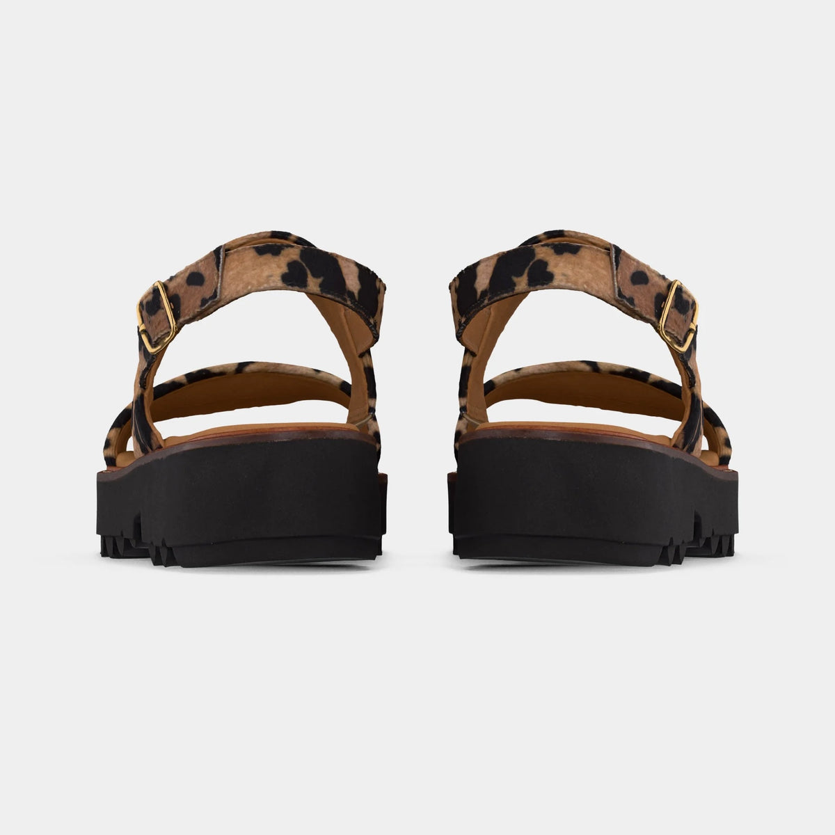 Paul Green Sandal Platform Animal Print 6214-029