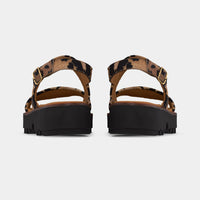 Paul Green Sandal Platform Animal Print 6214-029