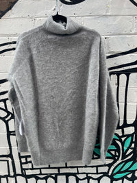 Alessandra Rose Brushed Cashmere Polo Silver W251.30IT
