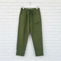 Frockk Pant Darcy Linen Moss