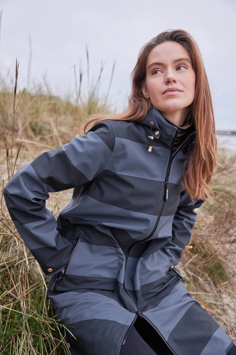 Ilse Jacobsen Raincoat Ombré Blue RAIN128ST