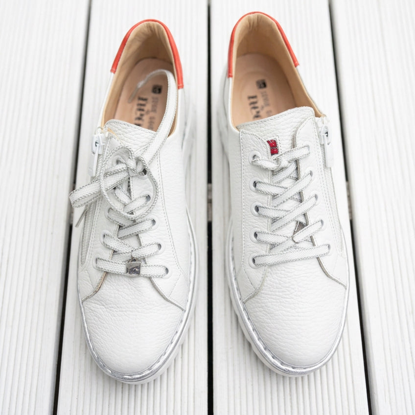 Jose Saenz Sneaker White/Coral JS-2001
