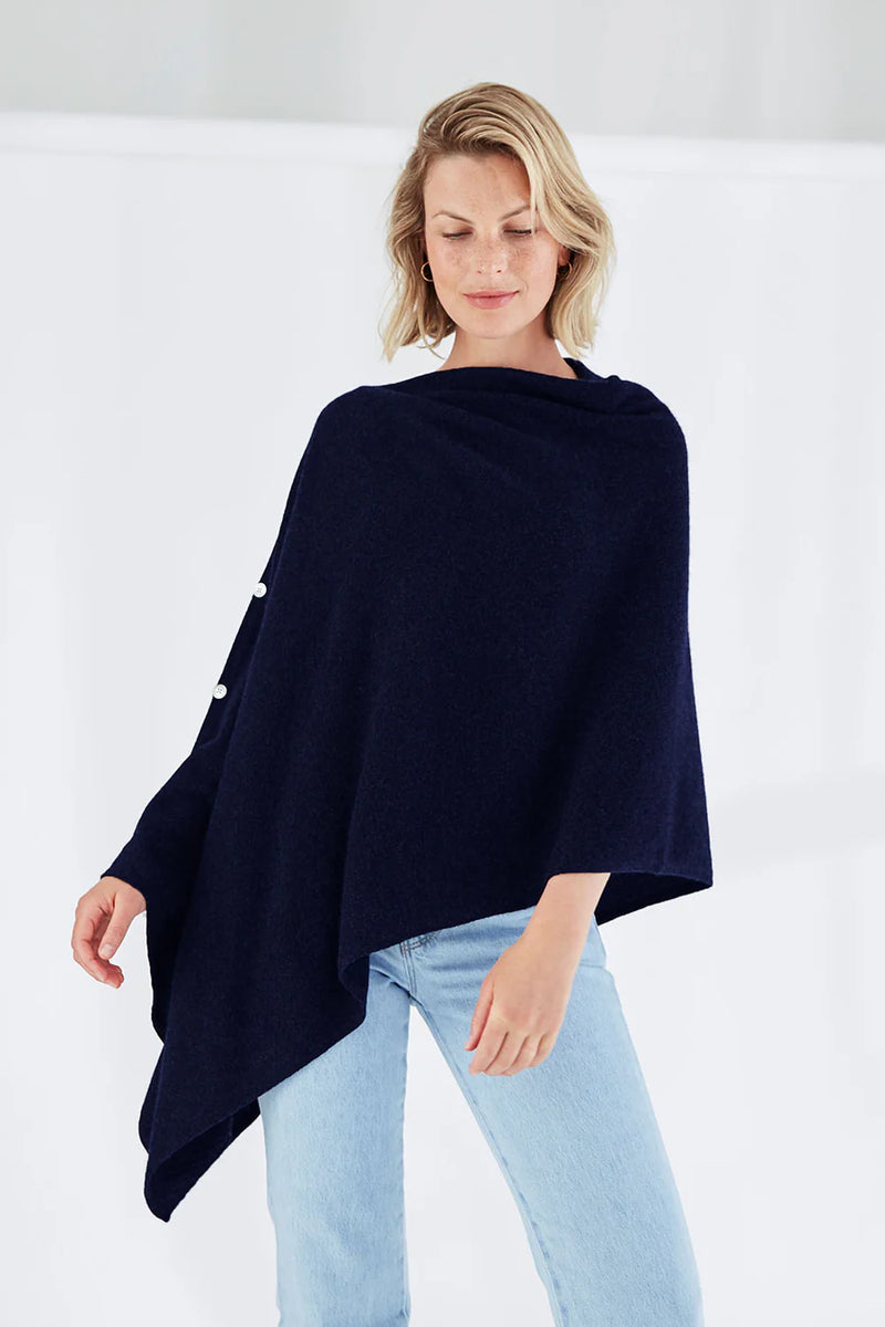 Mia Fratino Sorrento Button Wrap French Navy 16501