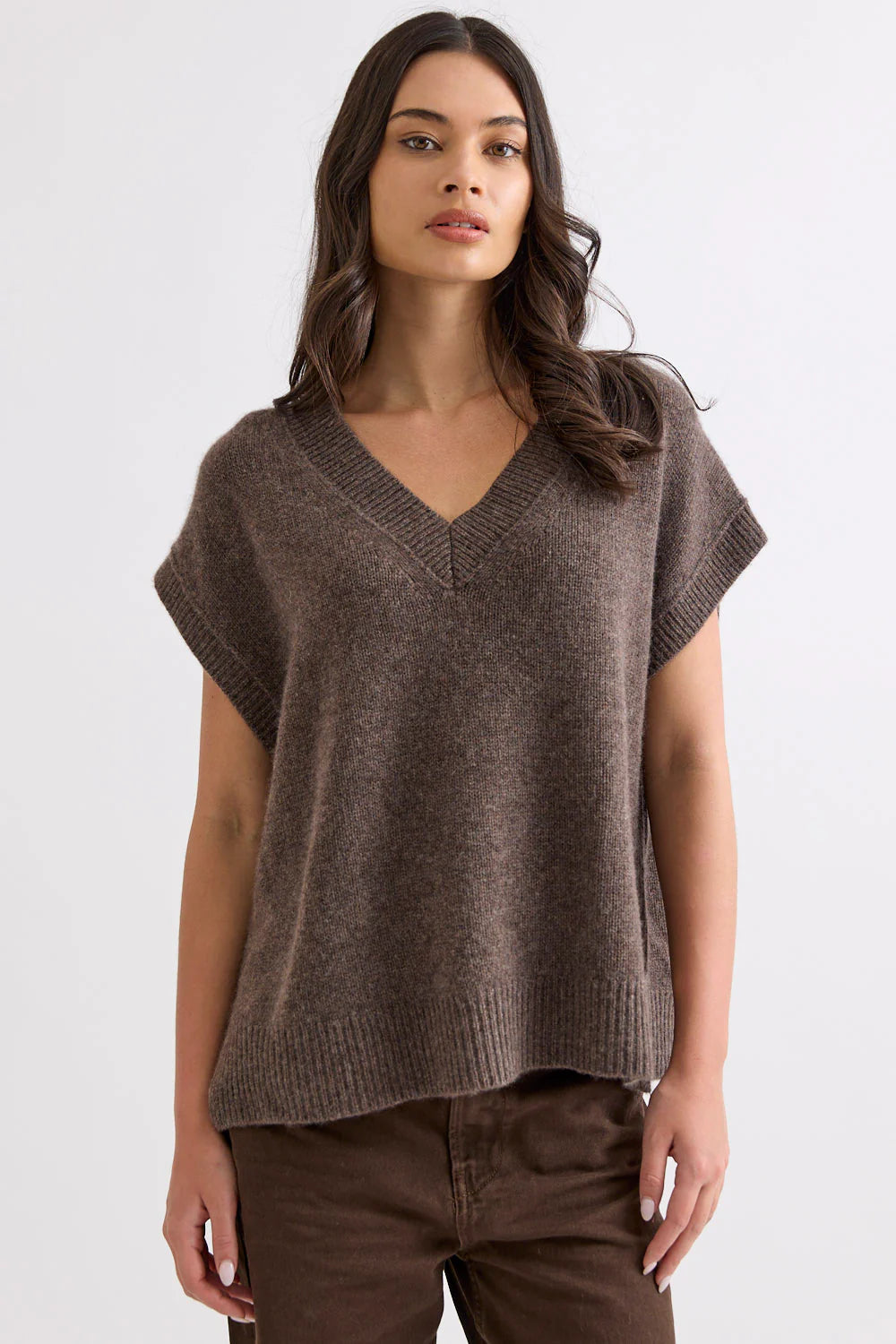 Mia Fratino Vest Xavier Espresso 26905