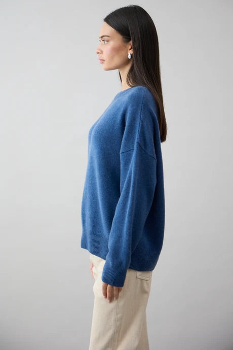 Mia Fratino Jumper Cooper Crew Denim 25027