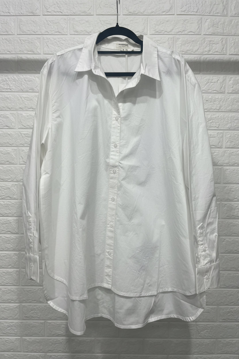 Cloth + Paper + Scissors Shirt Bloom Cotton White GC4432